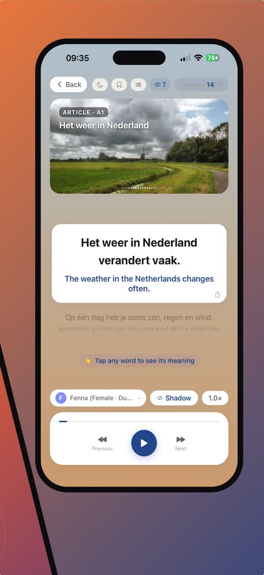 Learn Dutch Fast — A clear path from A1 to B2, not an endless feed