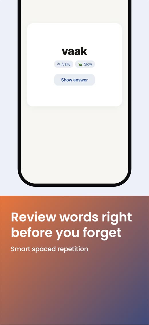 Learn Dutch Fast — Record yourself and compare with the native voice