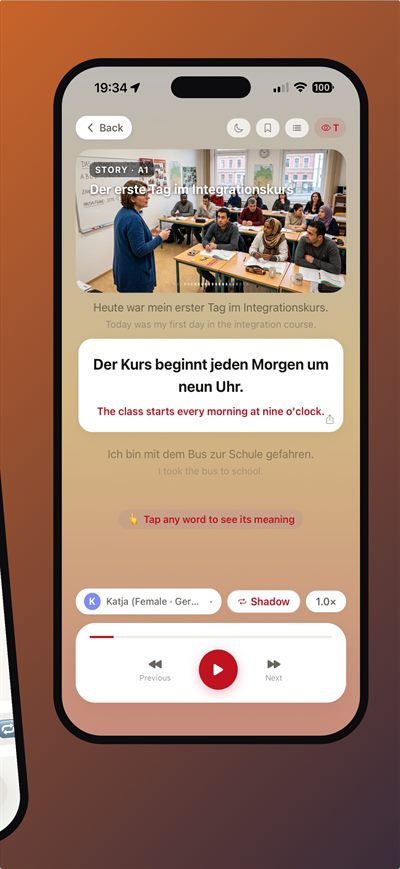 Learn German Fast — A clear path from A1 to B2, not an endless feed