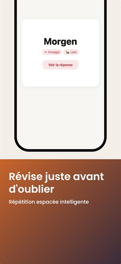 Learn German Fast — Enregistrez-vous et comparez avec la voix originale