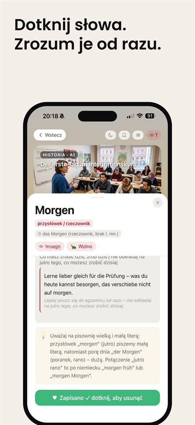 Learn German Fast — Naturalne niemieckie głosy, kobiece i męskie, w wybranym tempie