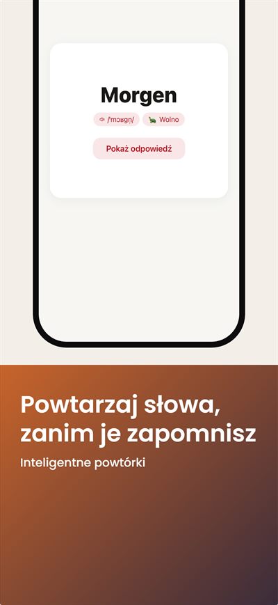 Learn German Fast — Nagraj się i porównaj z oryginalnym głosem