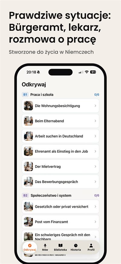 Learn German Fast — Mądre powtórki przywracają słowo tuż przed tym, zanim je zapomnisz