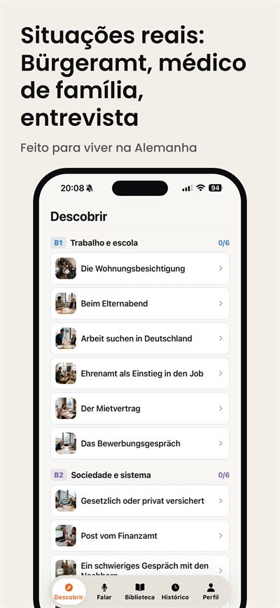 Learn German Fast — Revisão inteligente que traz a palavra de volta mesmo antes de a esqueceres