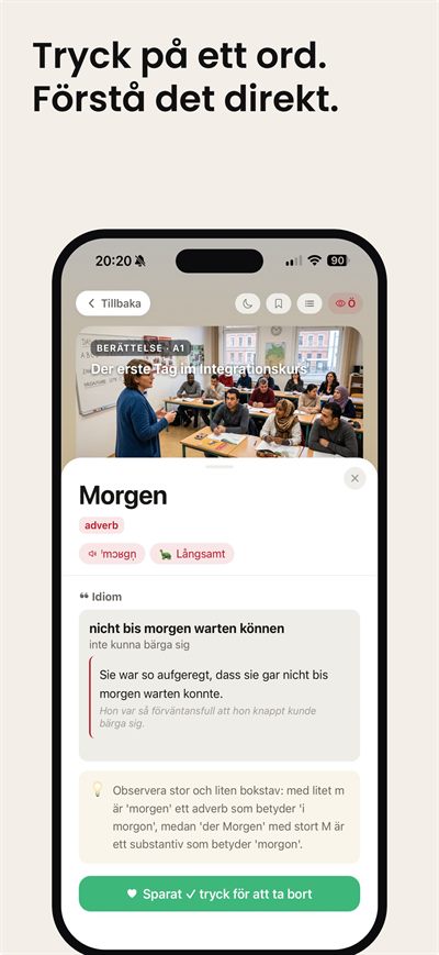 Learn German Fast — Naturliga tyska röster, kvinnliga och manliga, i den takt du väljer