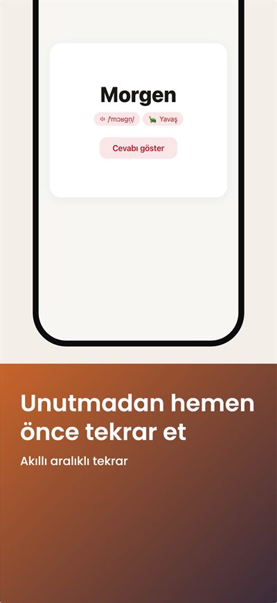 Learn German Fast — Kendini kaydet ve orijinal sesle karşılaştır