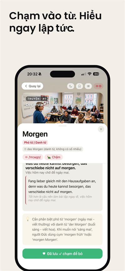 Learn German Fast — Giọng Đức tự nhiên, nữ và nam, tốc độ tùy bạn chọn